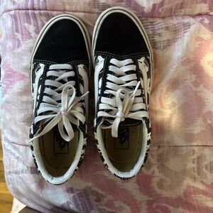 Vans Classic Black and White Shoes